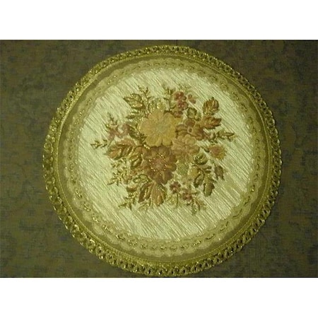 Tapestry Trading Tapestry Trading A14R 14 in. Begium Doily Anika; Red A14R